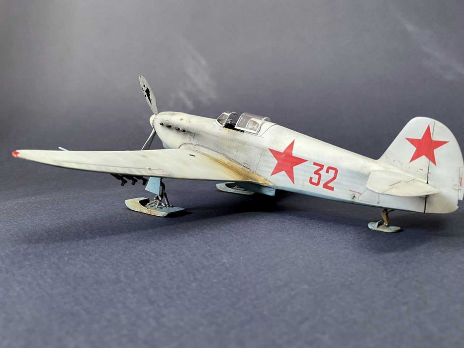 Сборная модель самолета Як-1 (Моделист, 1/48)