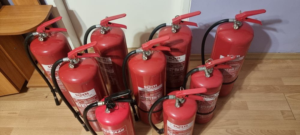 Пожарогасители 6кг,12 кг и въглероден диоксид