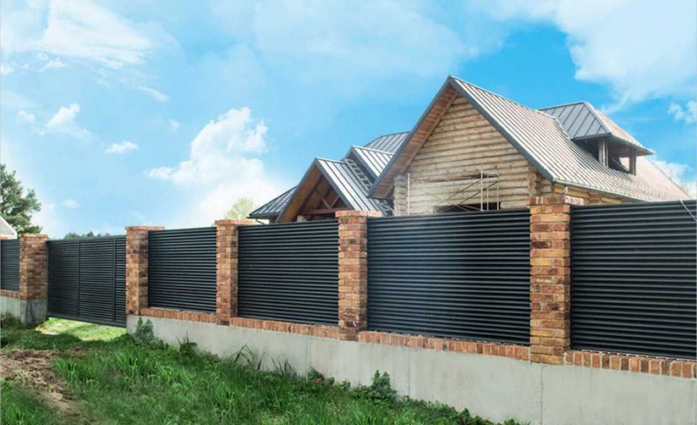 Заборы - жалюзи еврожалюзи