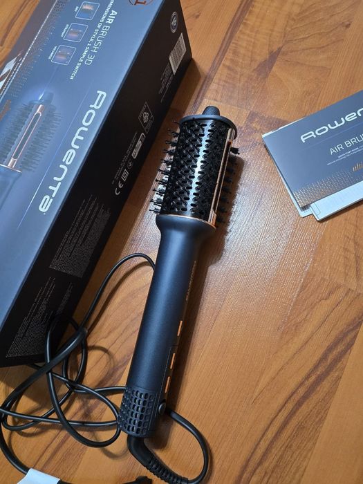 Perie cu aer cald 3 in 1 Rowenta Air Brush 3D UB9720E0, 1100W