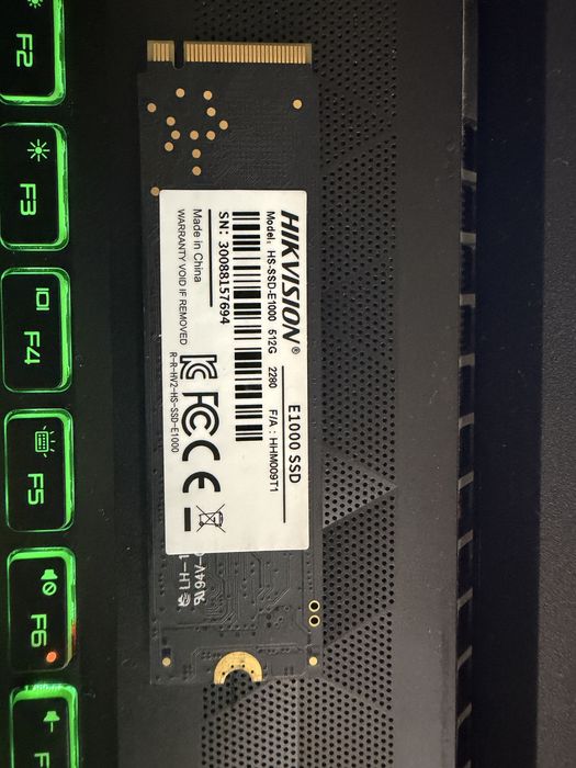 SSD на 512gb nvme
