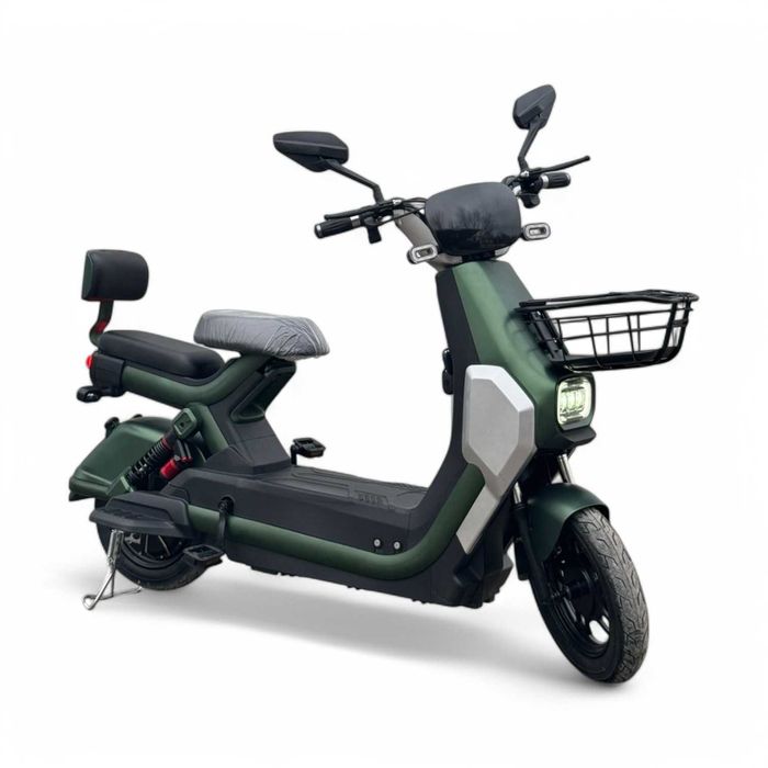 Електрически скутер-велосипед Infinity GT-1000 1200W - Зелен мат