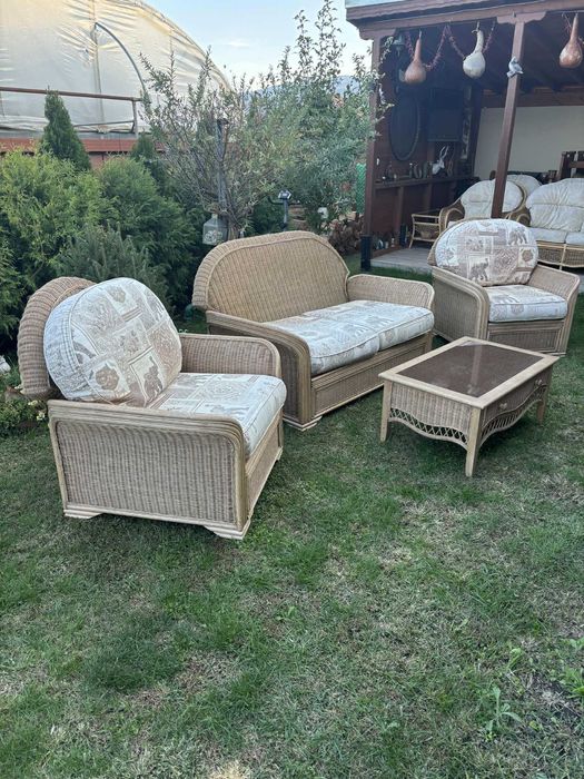 Комплект естествен ратан