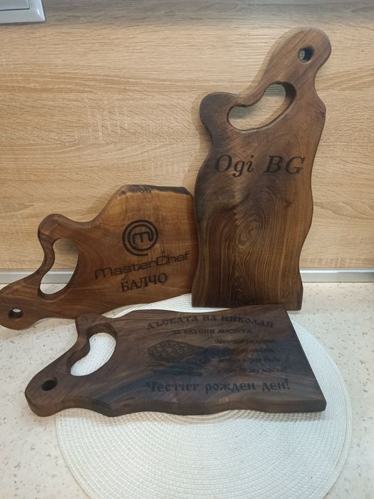 Промо - дъски за мезета от орех