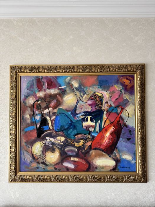 Авторская картина «Мелодия», художник Сансыз, х/м, 2006г