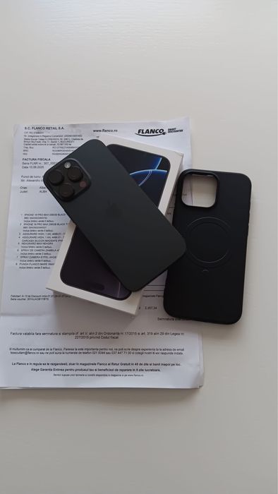 Iphone 16 Pro Max 256GB, Factură și Garanție 24 Luni+ Asigurare!