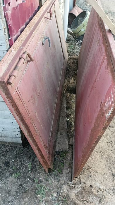 Продам ворота железные б/у