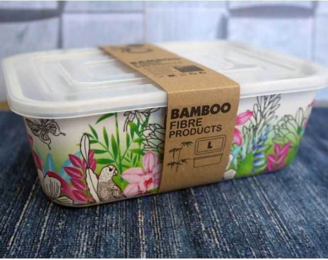 Бамбукови кутии за храна 3в1 с херметически капаци