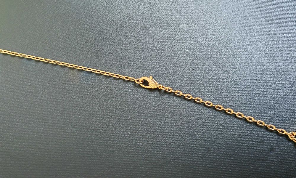 Колие от розово злато - Van Cleef & Arpels VCA Perlée couleurs pendant