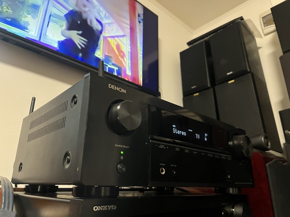 Receiver Denon AVR-x1700H 7.2/8k/eArc/Atmos/Spotify/Airplay/wifi/Bluetooth/usb etc