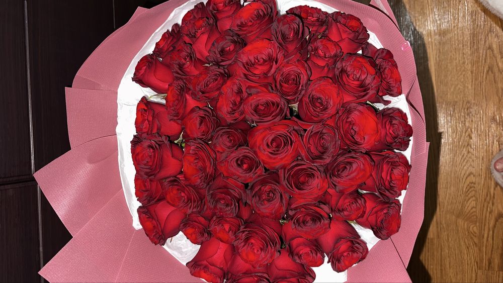 51 роза голландские розы