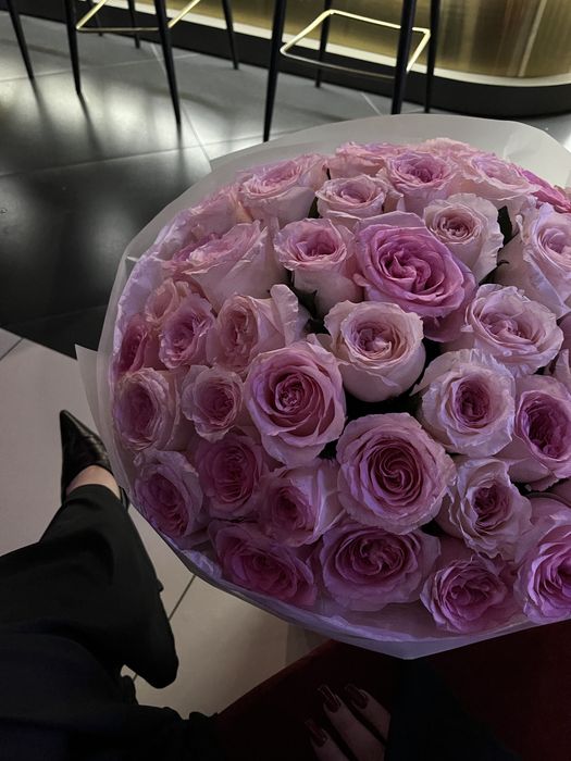 Цветы 51 розовые розы