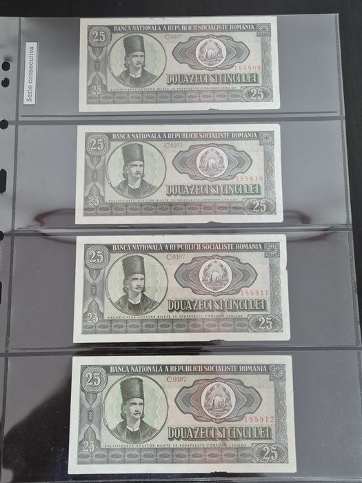 Bancnote 1966 consecutive