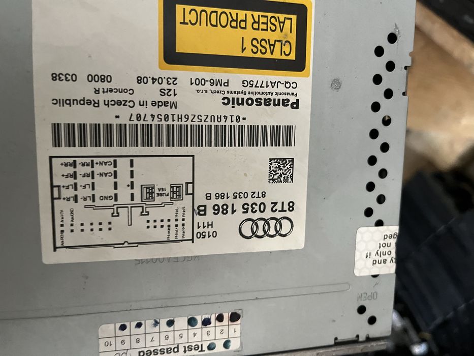 Radio CD Player Audi A4 B8 b8.5 audi concert / symphony