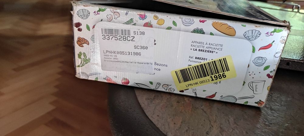 LOUIS TELLIER BRON COUCKE BREZ01  машина за раклет модел Breziere