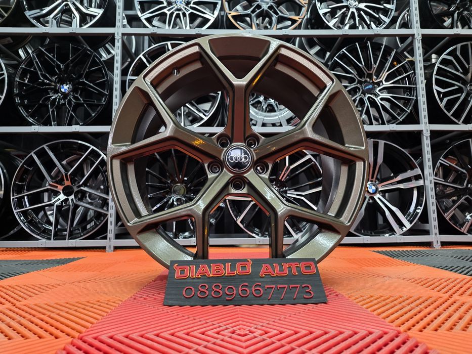 Нови джанти 5х112 Ауди ,Audi new 5 Spoke Style Gold Wheels Rim fit AUDI RS6
