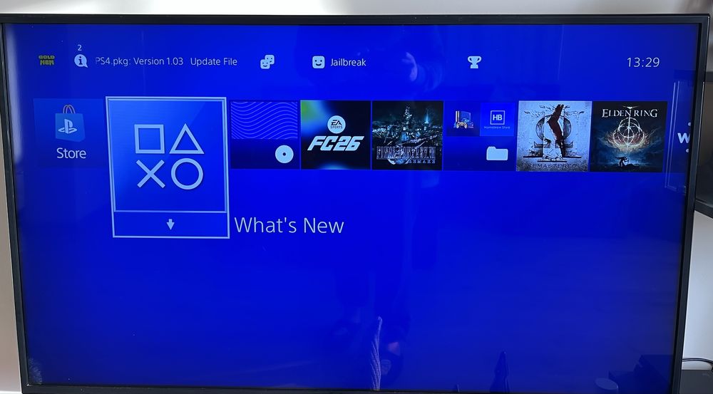 PS4 500GB jailbreak 12.00 + 2 controllere originale