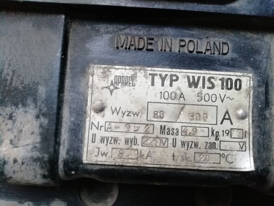 Автомат 100 ампер производство Польши