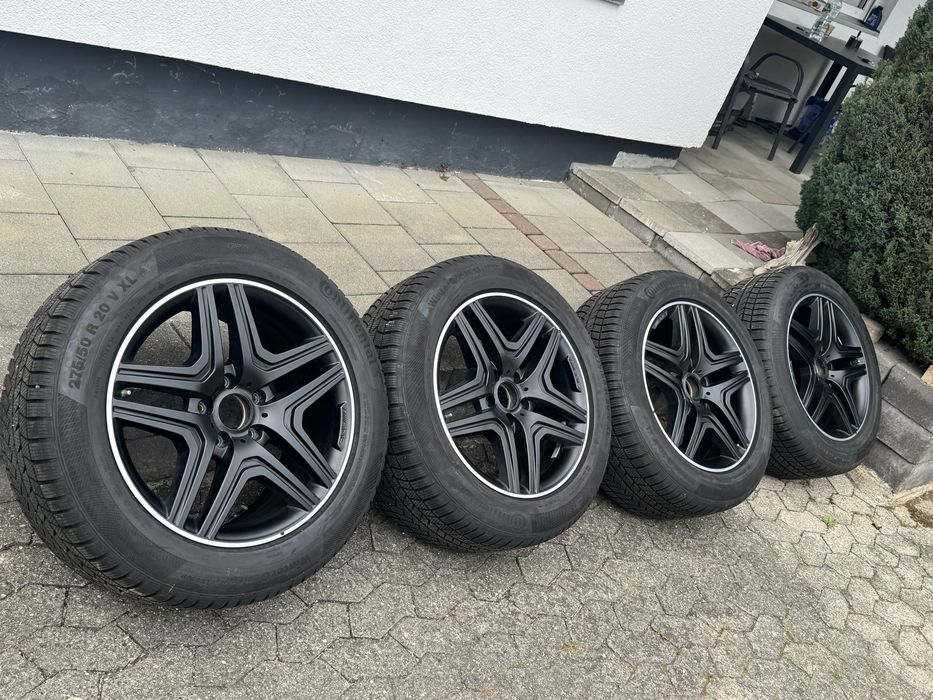 4 jante originale mercedes G klass 63Amg anvelope iarna 2024 275/50/20     Mercedes-Benz G-Class W463