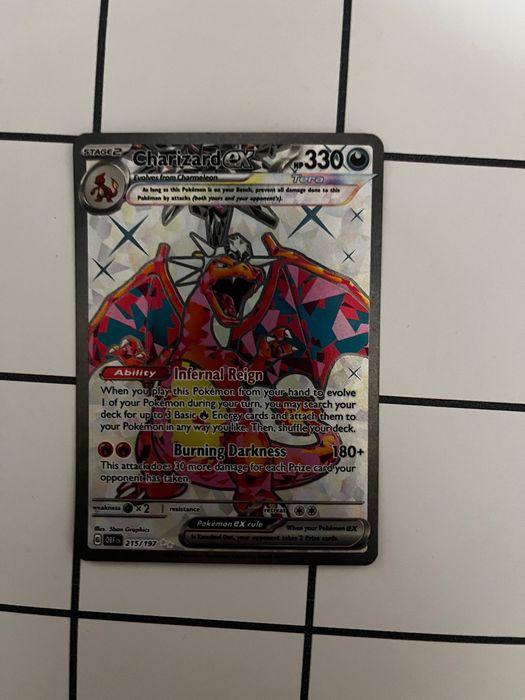 Charizard ex pokemon карта