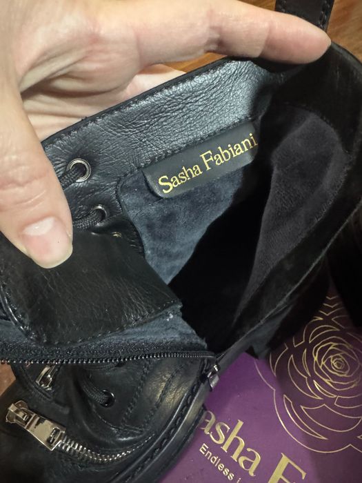 Ботинки кожаные ( Sasha Fabiani)
