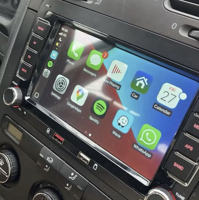 Navigatie Carplay 4GB / 64GB Volkswagen VW Passat b6 b7 Golf CC Jetta