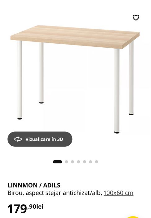 Set masa + 4 scaune bucatarie IKea