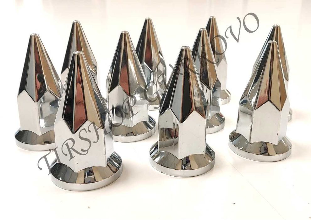 Никелирани пластмасови капачки за болтове на камиони 32 мм / 33 мм