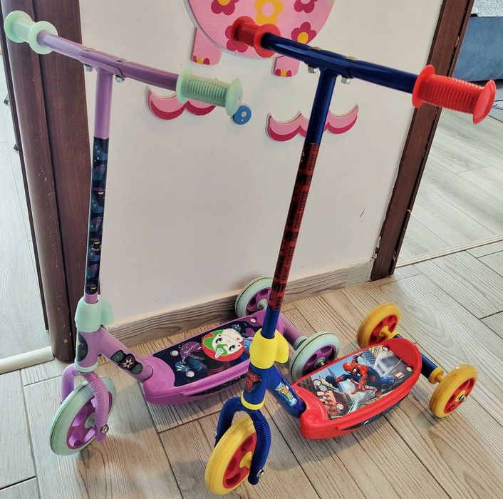 Bicicletă fete BTWIN 14” + roți ajutătoare – ca nouă