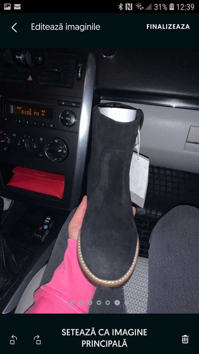 Ghete dama piele naturala