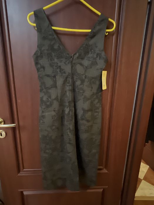 Costum office maro Just Sons Studio sacou si sarafan marime 40