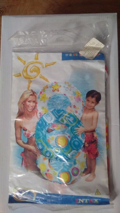 Set aripioare inot (Nemo/Sofia) + colac înot diametru 50 cm - NOI