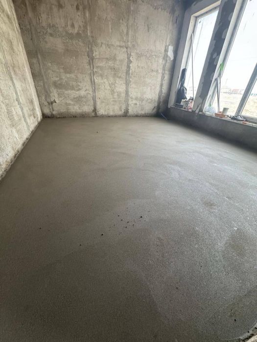 Полусухая стяжка пола за 1 день!