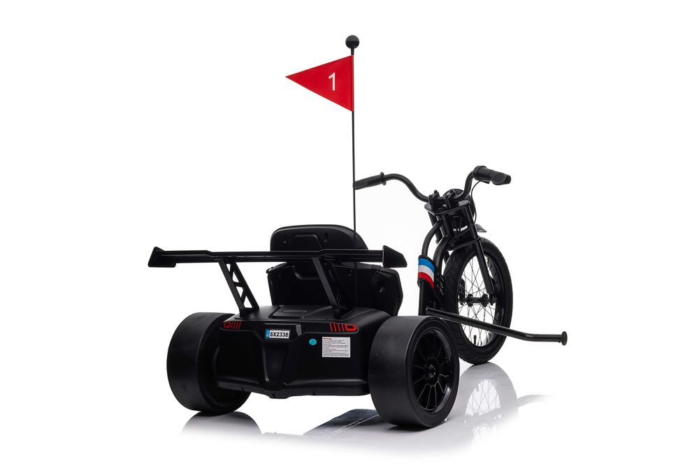 Motocicleta electrica, Kinderauto Drift-Trike, 500W, 24V 10Ah Black