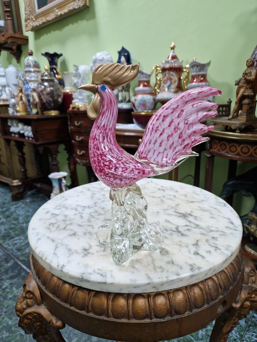 Прекрасна антикварна италианска фигура статуетка Murano