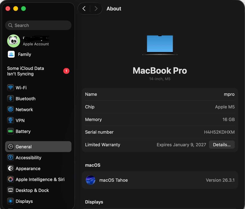 Macbook Pro M5 16GB Ram 512GB SSD - Istyle