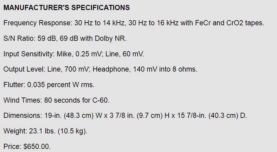 Коллекционная кассетная дека Technics RS-M85