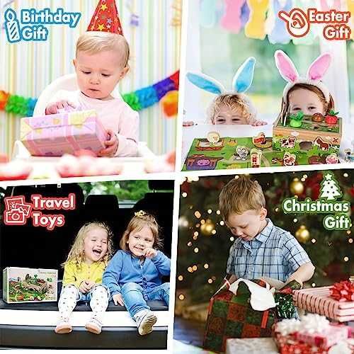 Нова Montessori дървена играчка за финa моторика и ранно развитие дете