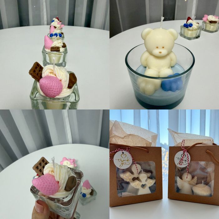 Lumanari martisor din ceara de soia