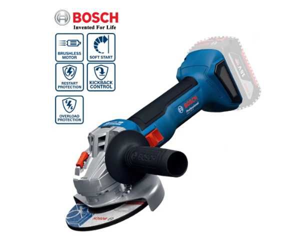 Аккумуляторная угловая шлифовальная машина BOSCH GWS 18V-8 Solo