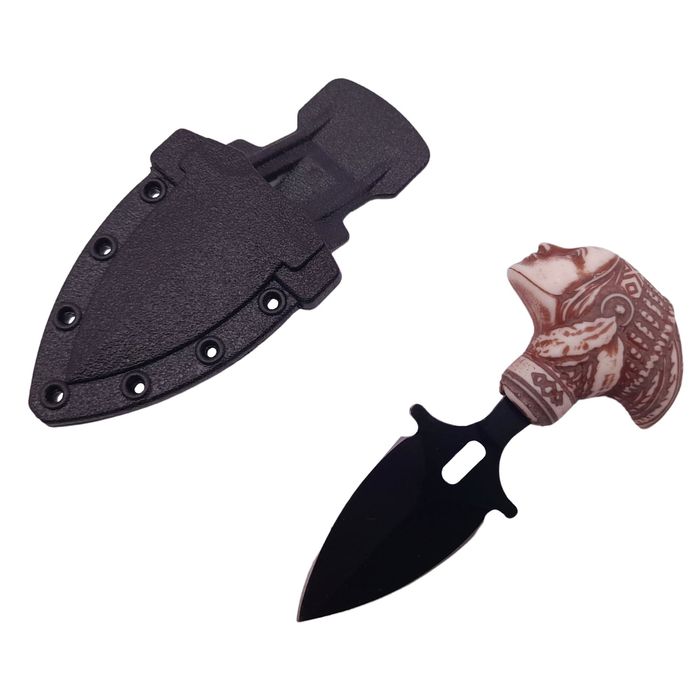 Cutit tactic vanatoare, Shaman Goddess, 8.5 cm, teaca prindere curea