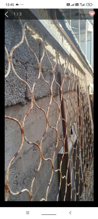 Железные решетки все б/ у