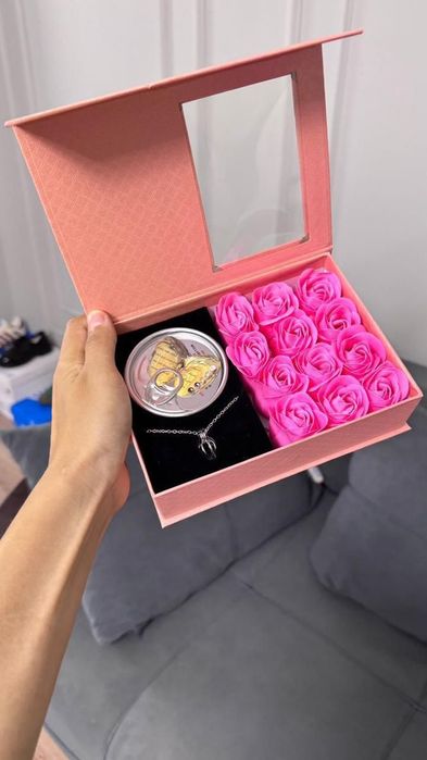 Натуральный жемчуг/подарочный набор.