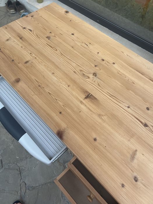 Birou lemn pin Ikea