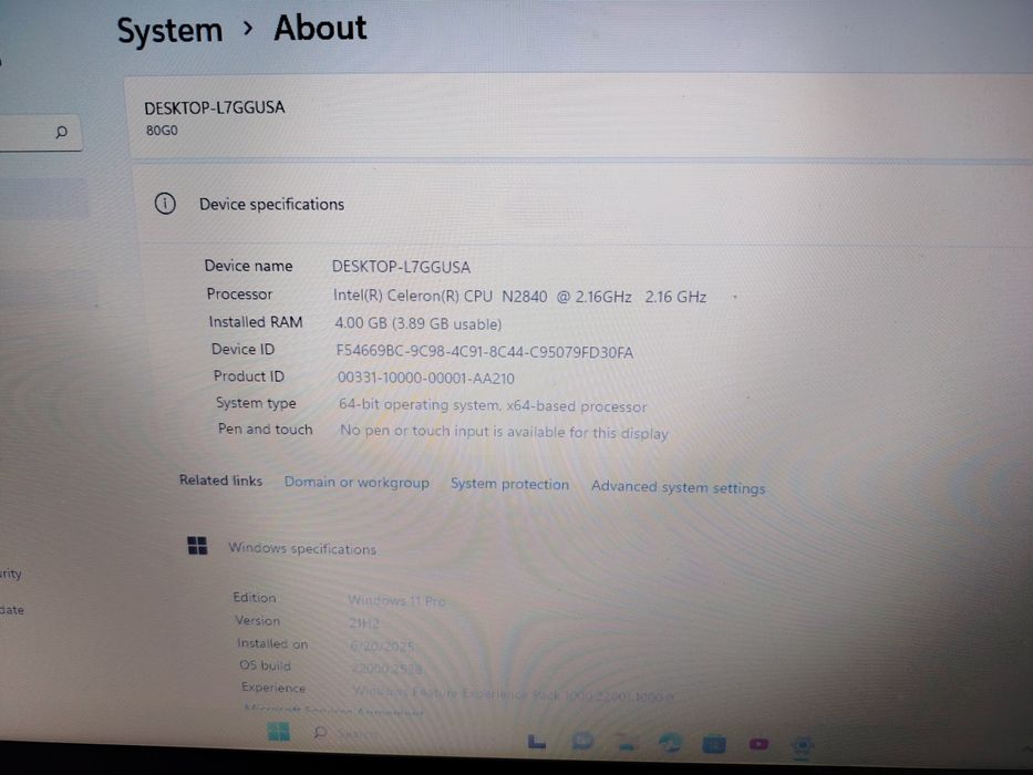 LENOVO G50 Laptop funcțional