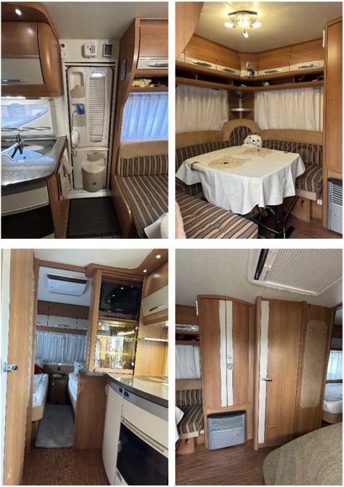 Rulotă Hobby 495 UL 2010 – OFF-GRID 100%| Solar 480W | LiFePO4 | AC | Mover