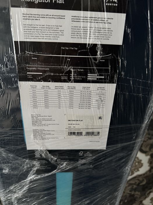 Сноуборд  Burton Instigator Flat