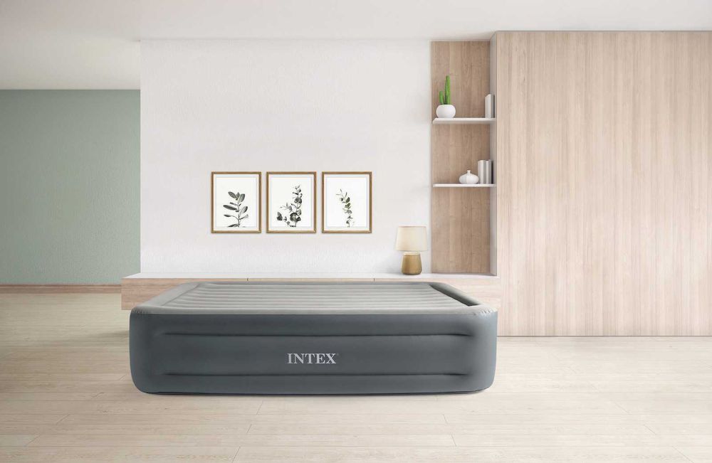 Puflanadigan krovat Intex 64126 Dura-Beam, ikki kishilik 152×203×46 sm
