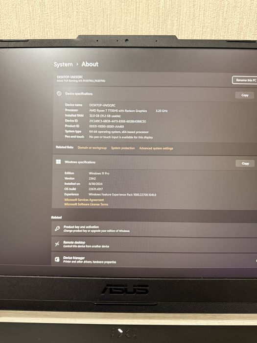 ASUS TUF Gaming A15 — RTX 4050, 32GB DDR5, 144Hz | KELISHAMIZ
