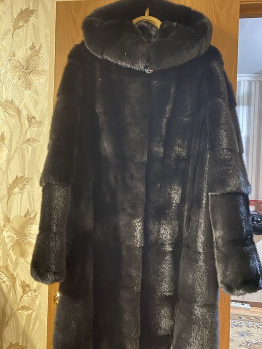 Шуба норковая, блэк-лама